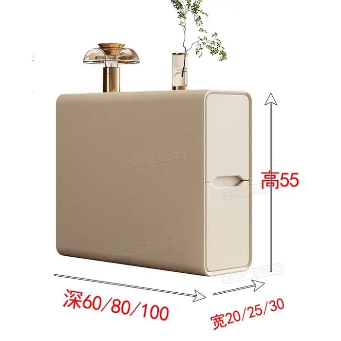 Armoire latérale de canapé Ultra-étroite de luxe