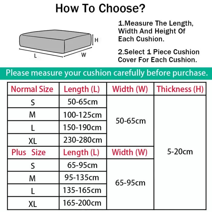 Juste de coussin de siège de canapé en velours pour salon