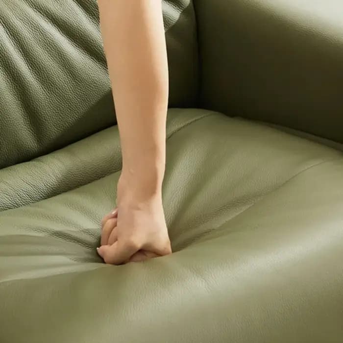 Fauteuils de salon ergonomiques en cuir