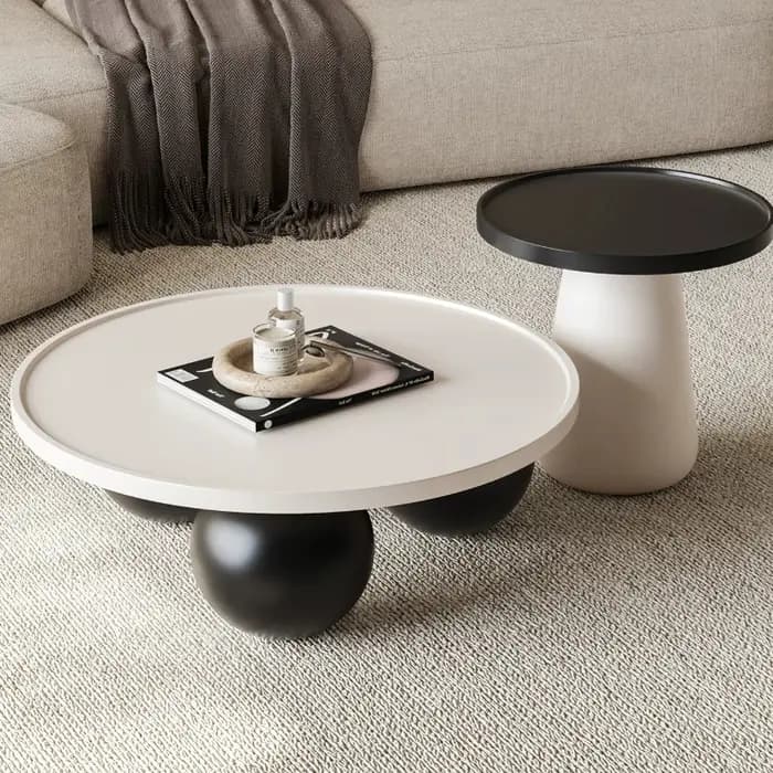 Table basse ronde petite pour salon
