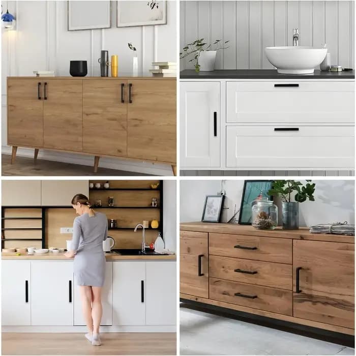 Poignées d'armoire de meubles de porte