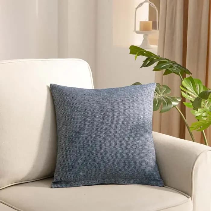 Juste de coussin de taille de canapé en lin solide, taie d'oreiller de bureau, décoration d'intérieu