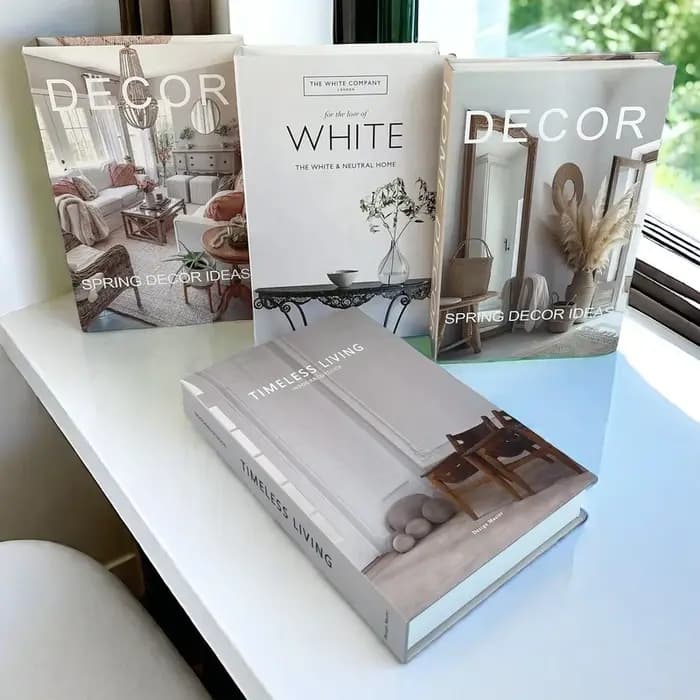 Boîte de rangement de faux livres de luxe Open Paris