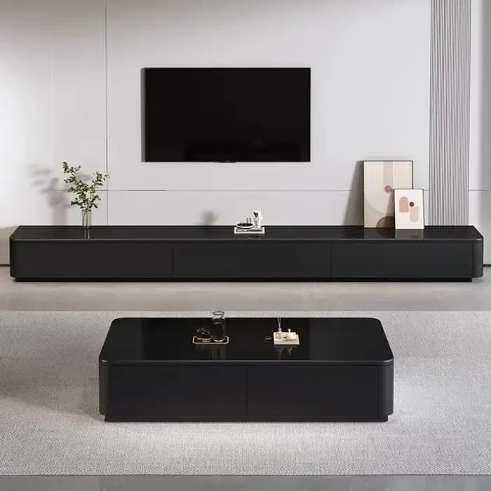 Meuble TV moderne et simple pour salon, supports d'écran 160cm 200cm 240cm 280cm 320cm 360cm, meuble