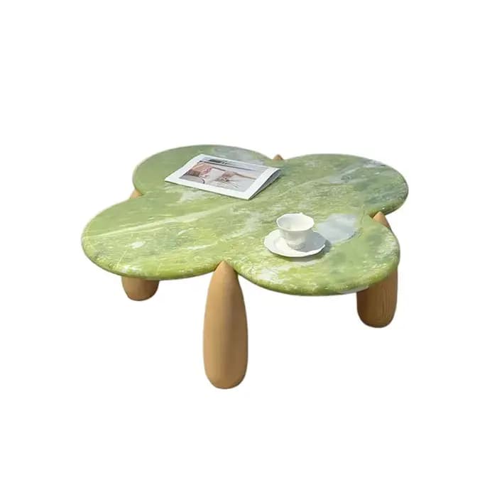 Table basse ronde de qualité avec rangement, style italien minimaliste moderne, table d'appoint esthétique haut de gamme, meuble de salon