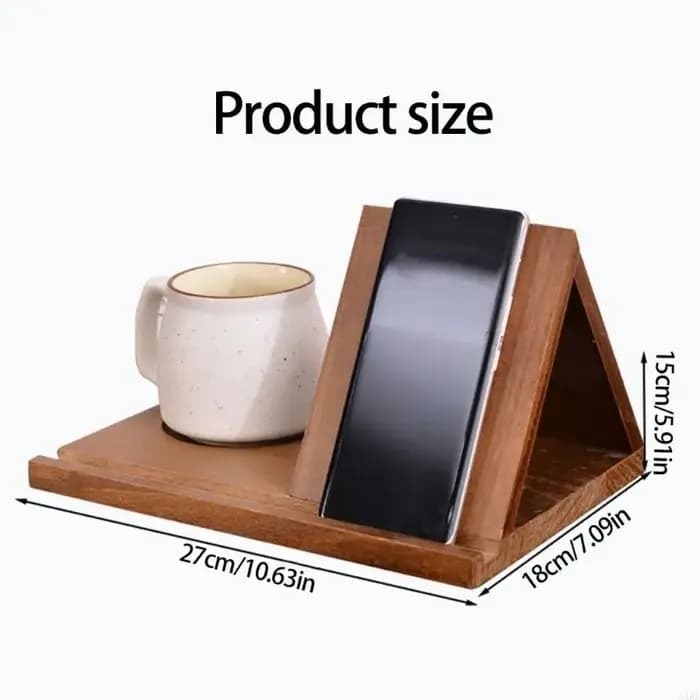 Bibliothèque triangulaire Stable pour les amateurs livres avec base tasse intégrée conception modulaire en construction