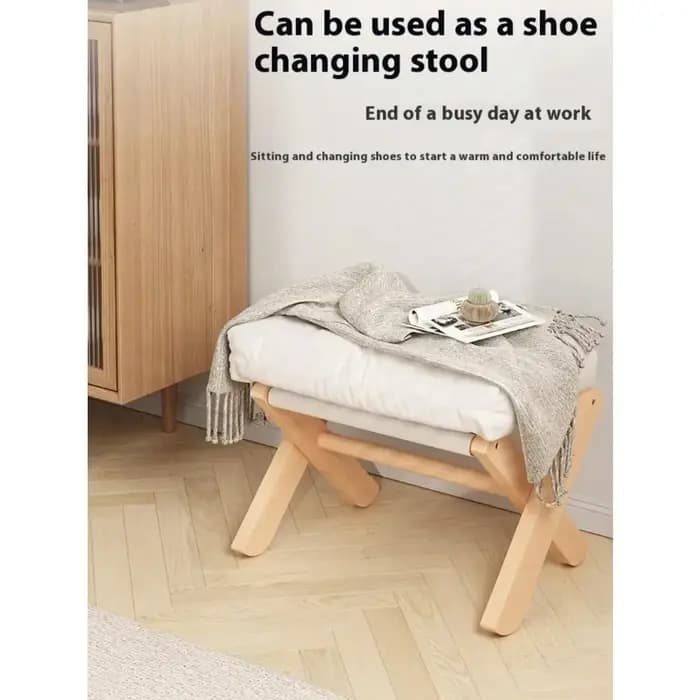 Chaise de maquillage pour porte de salon, petit banc de canapé, table à thé, repose-pieds, tabouret