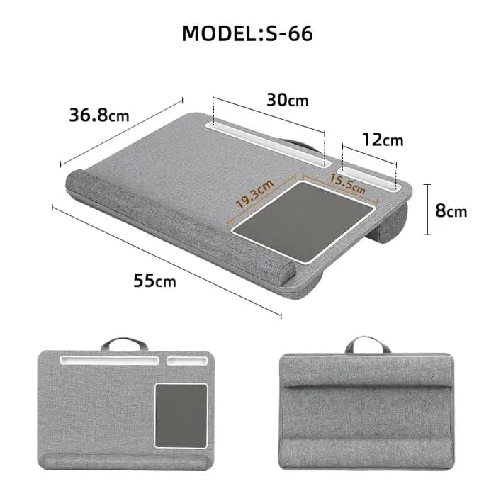 MUMUCC Table de lit pour ordinateur portable avec support de tablette