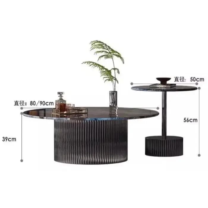 Design italien Table basse sol minimaliste Simple relié