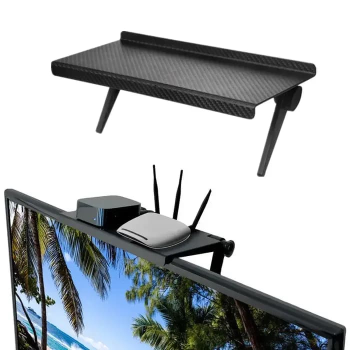 Étagère murale supérieure pour écran TV réglable