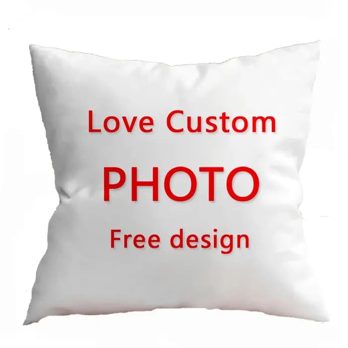 Housse de coussin personnalisée, Support personnalisé, oreiller pour chaises, coussins décoratifs pour la maison, pour canapé, 45x45