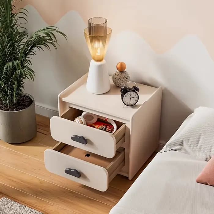 Beauté mignon tables De chevet avec rangement Glam minimaliste à la mode