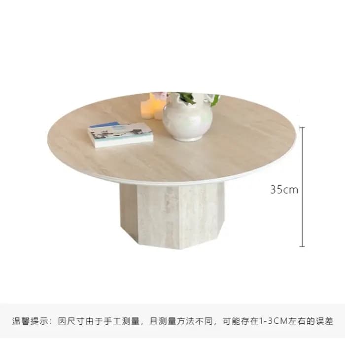 Table basse ronde esthétique Premium à la mode luxe Table basse du milieu du siècle Table Design rét