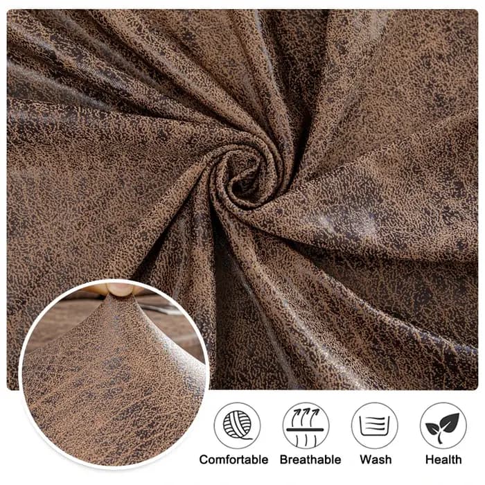 Housses de coussin de canapé aspect cuir