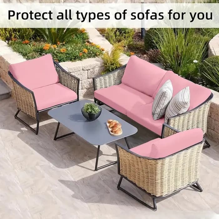 Housse de coussin de canapé imperméable pour l'extérieur