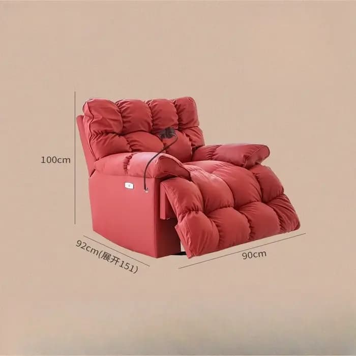 Paroi de lecture salon canapé réglable gonflable simple accoudoir