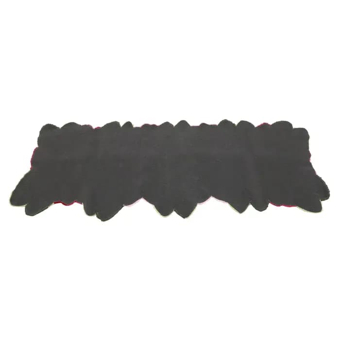 Tapis en peluche lavable de style moderne, 4 couleurs, fleur lea polymères, anti-ald, polymère de so