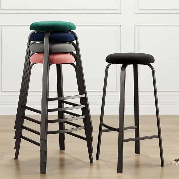 Chaise de Bar moderne simple tabouret rond