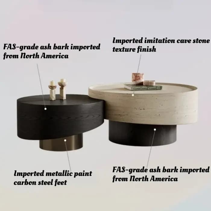Table basse minimaliste italienne