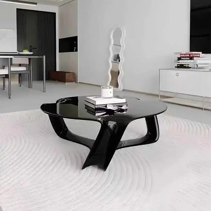 Organisateur Table basse au sol, Design Unique, Table basse nordique de luxe, ornements à couverture
