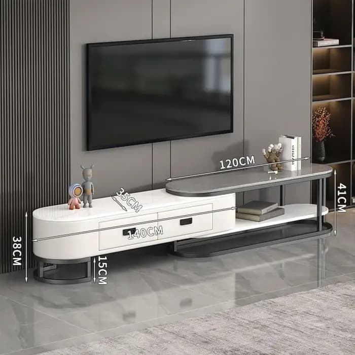 Meuble TV vertical unique, vitrine de sol simple, organisateur de rangement pour téléviseur, meubles
