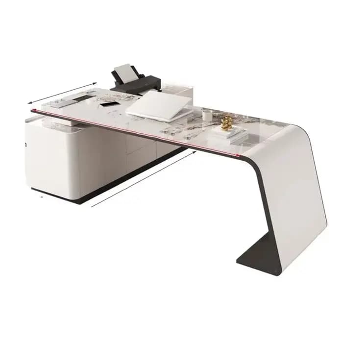 Table de réception design, bureau auxiliaire, mini table de chevet, bureau de travail, table de jeu, bureau professionnel pour chambre à coucher, meubles tendance