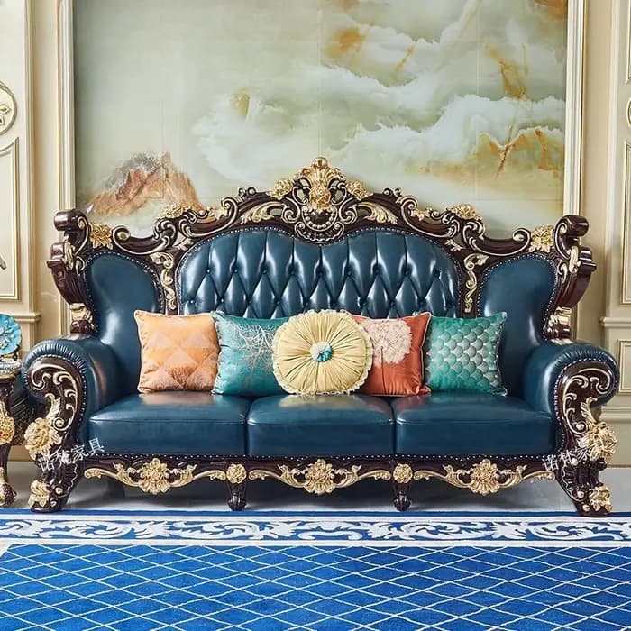 Canapé de salon nordique de luxe pour adultes