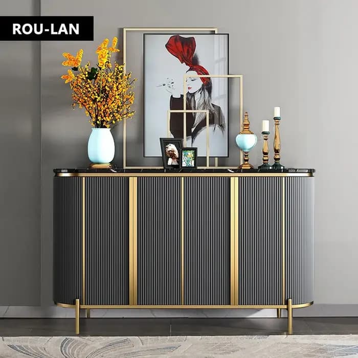 Armoire de Rangement d'Entrée de Luxe Légère