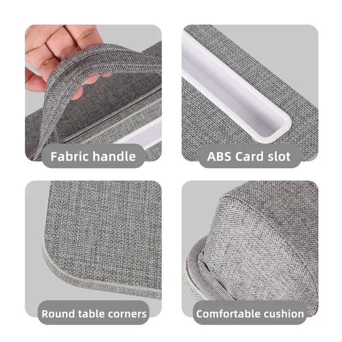 MUMUCC Table de lit pour ordinateur portable avec support de tablette, emplacement pour téléphone, t