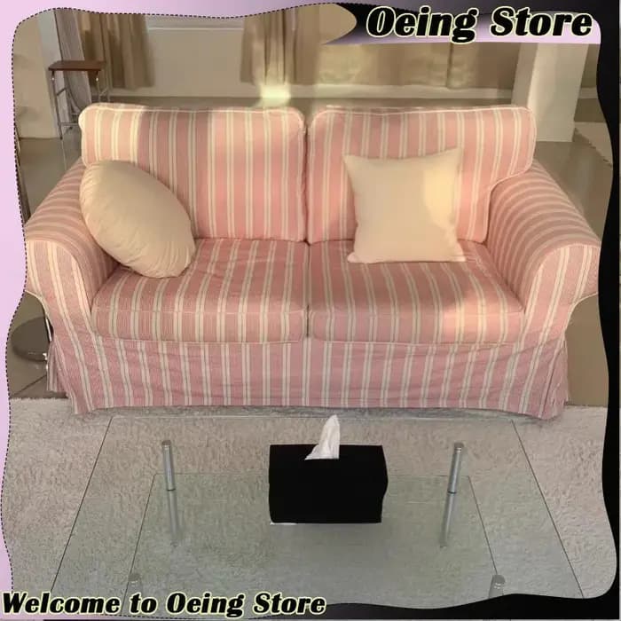 Europe minimaliste Salon canapés accoudoir adultes Double Couples canapé appartement coussin Meuble