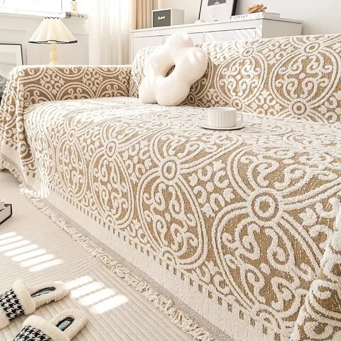 Couverture de canapé en peluche épaisse