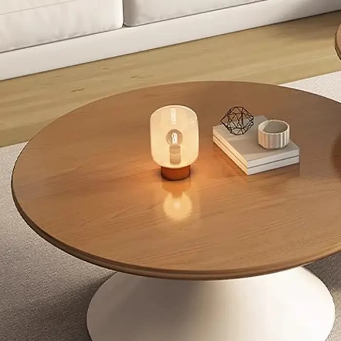 Table Basse esthétique nordique ensembles ronds modernes uniques