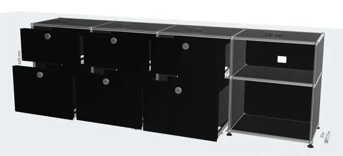 Module d'équilibre modulaire bricolage meubles étagère de rangement buffet taille personnalisée armoire meuble TV organisateur Table de chevet