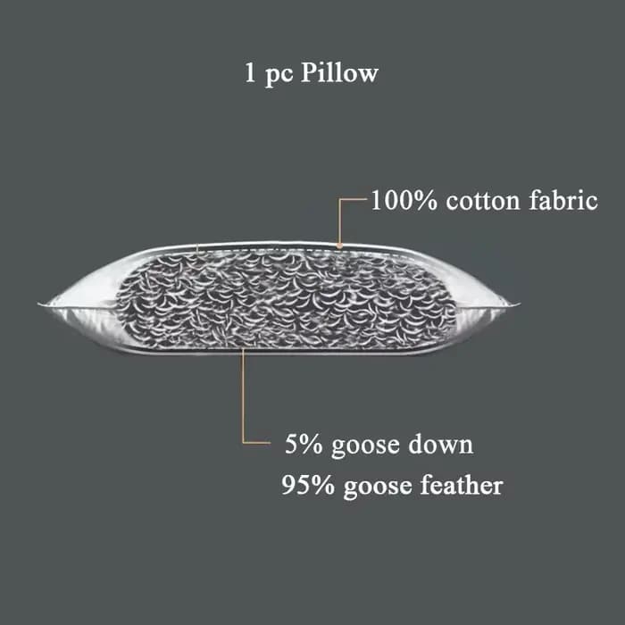 30*50/40*40/45*45/50*50/40*60/50*70cm 100% coton duvet d'oie reine roi plume chaise canapé dos couss