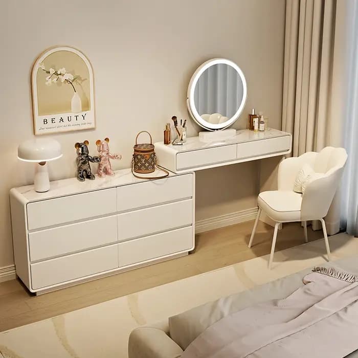 Filles Design coiffeuse conteneurs tiroirs maquillage Simple bureau