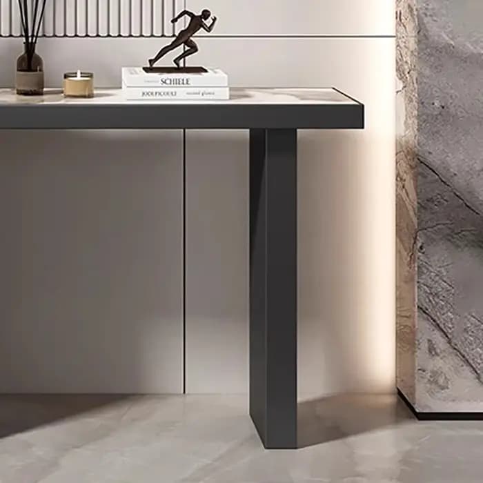 Tables de Console rectangulaires à dessus en marbre