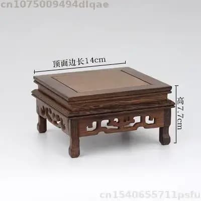 Base de Table carrée en bois