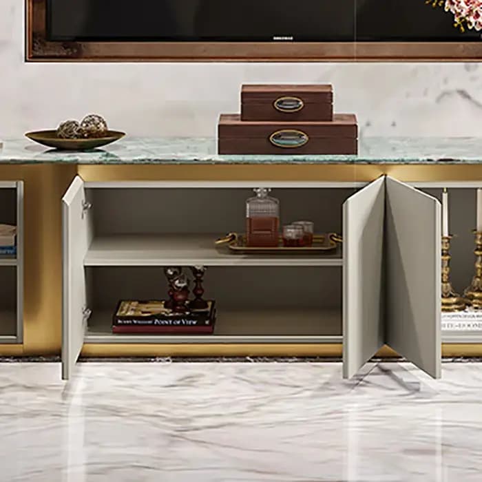Meuble de télévision moderne européen délicatesse nordique luxe qualité Console