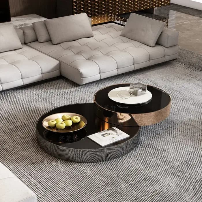 Table à thé rotative de luxe