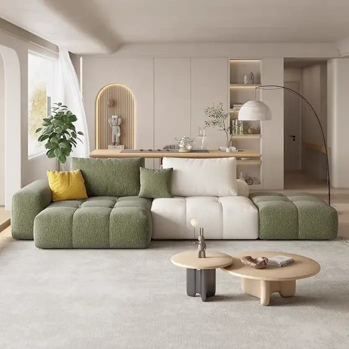 Salon classique canapé rangement adultes dormeur concepteur relaxant