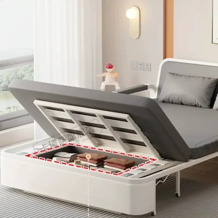Canapé sectionnel convertible de luxe avec rangement pour bureau