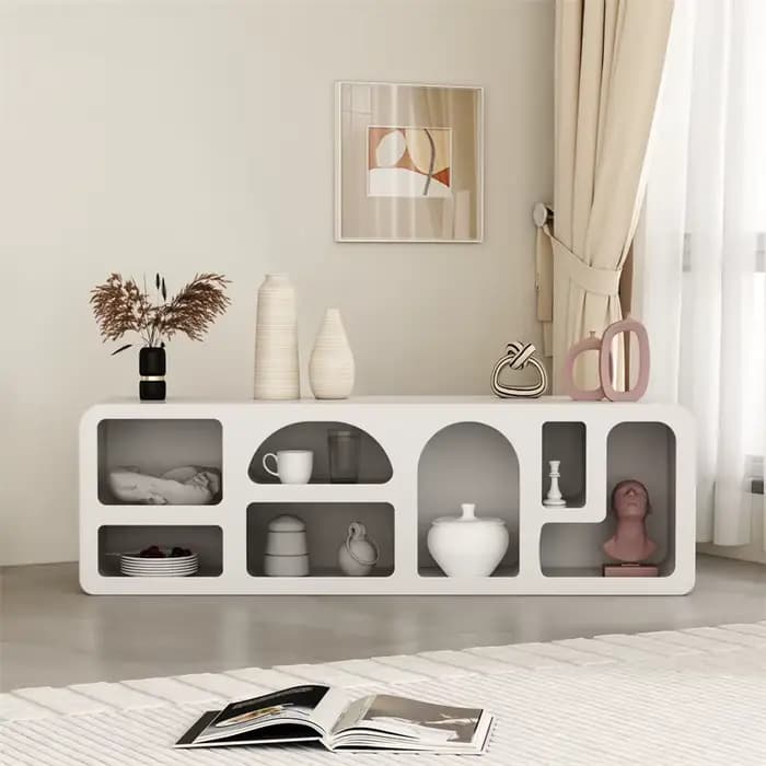 Meuble Tv européen Beige salon Simple salons design