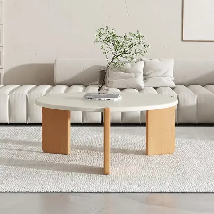 Tables basses en bois de luxe, accessoires de décoration, meubles de créateurs japonais, ensemble de