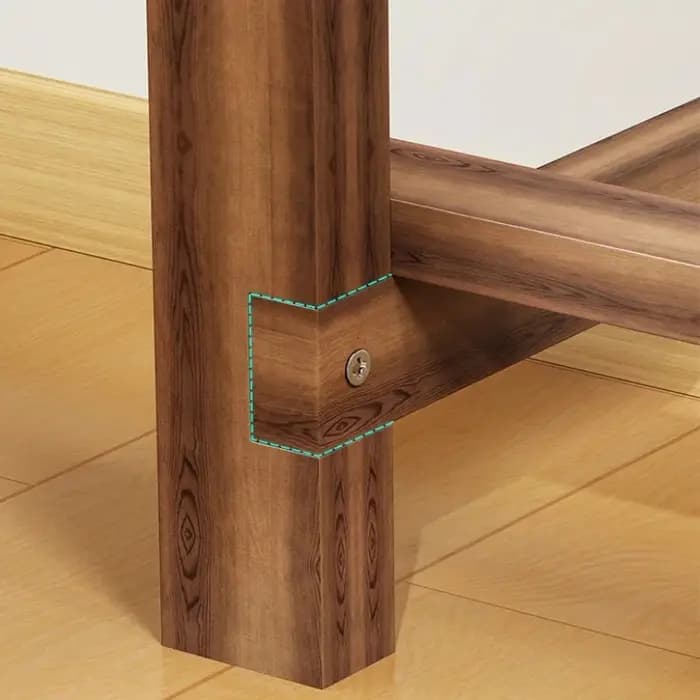  Banc d'entrée en bois massif – Tabouret polyvalent pour salon