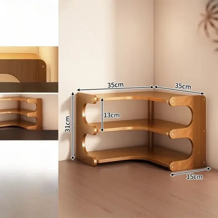 Support de rangement de Table d'articles ménagers de cuisine d'angle