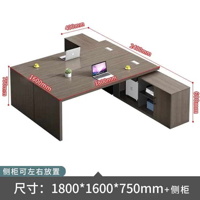 Bureau d'ordinateur moderne et créatif de style chinois