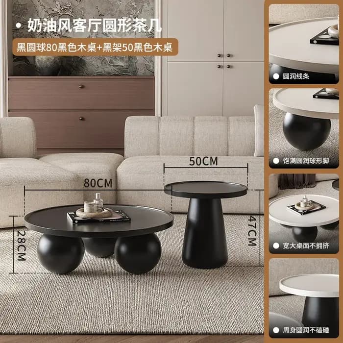 Table basse ronde petite pour salon