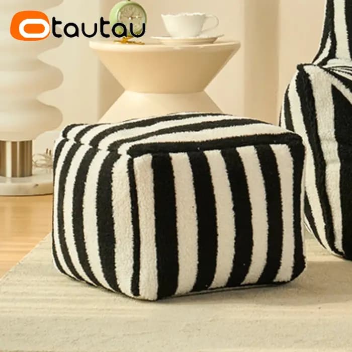Juste de pouf 2 places sans remplissage