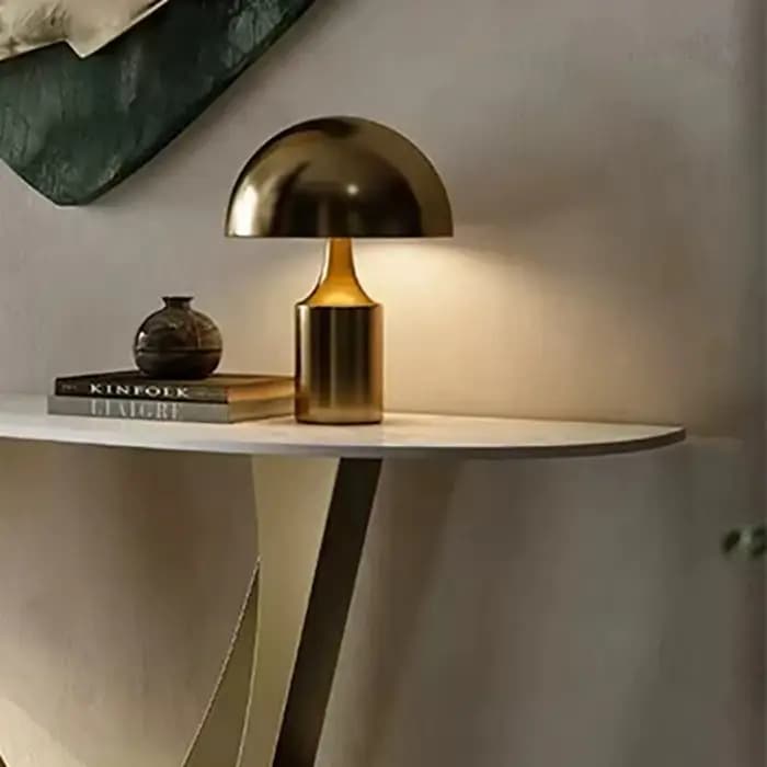 Table console de luxe, design moderne et élégant, meuble de salon
