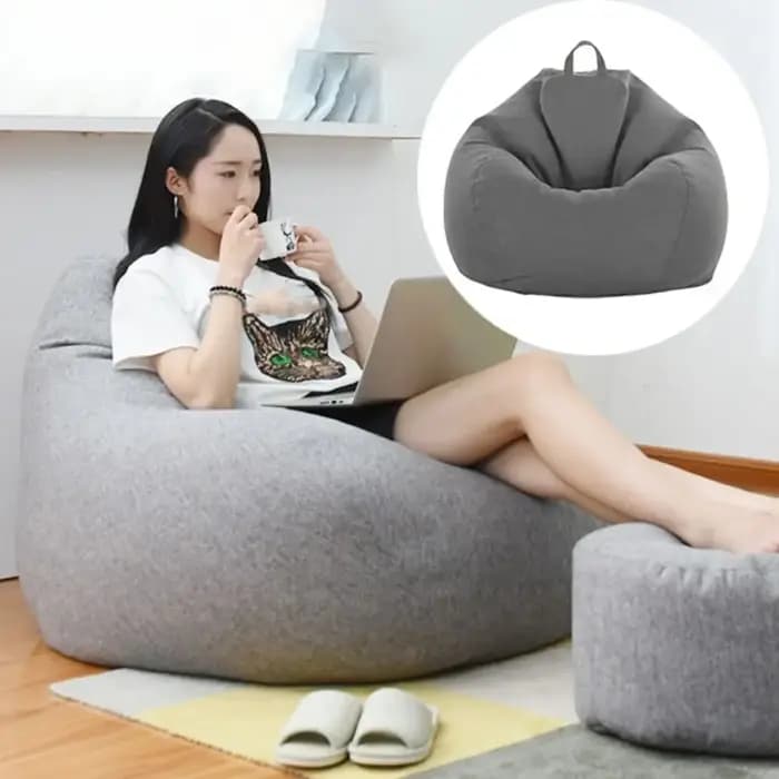 Housse de siège confortable pouf chaise